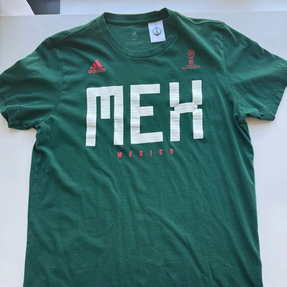 Adidas Mexico Tee FIFA World Cup Russia 2018 Size Medium